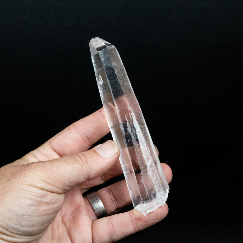 Lemurian Seed Quartz Crystal 128 g 131x28mm