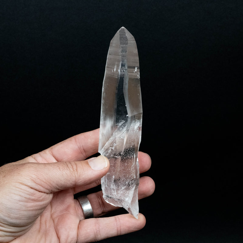 Lemurian Seed Quartz Crystal 228 g 159x36mm