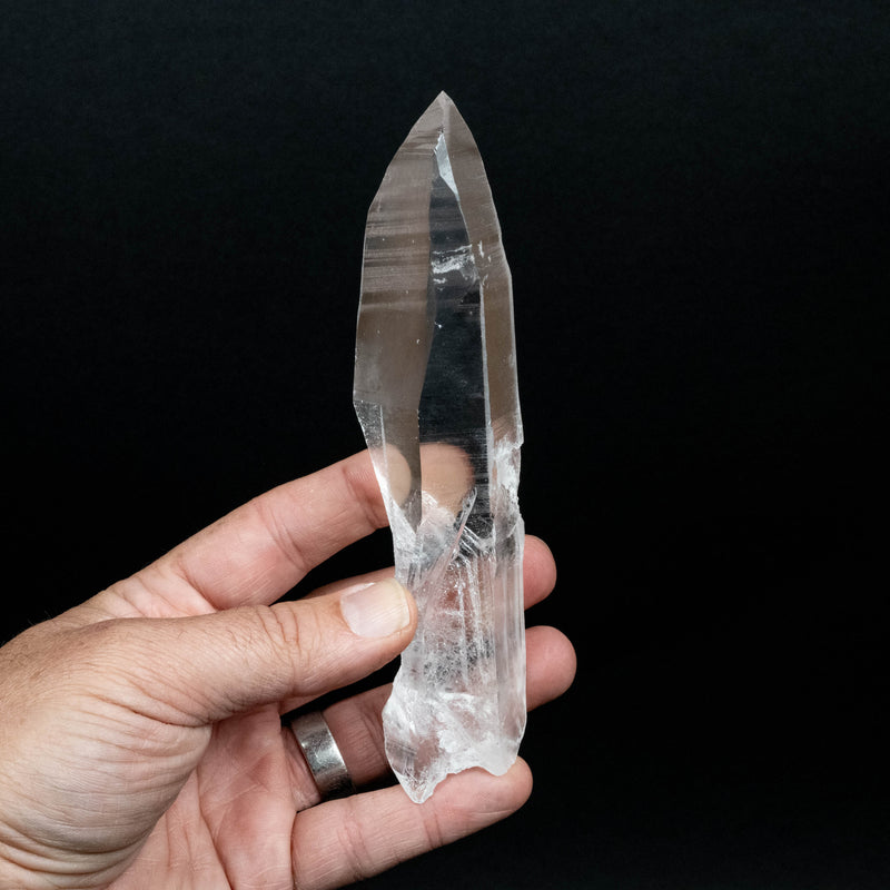 Lemurian Seed Quartz Crystal 228 g 159x36mm