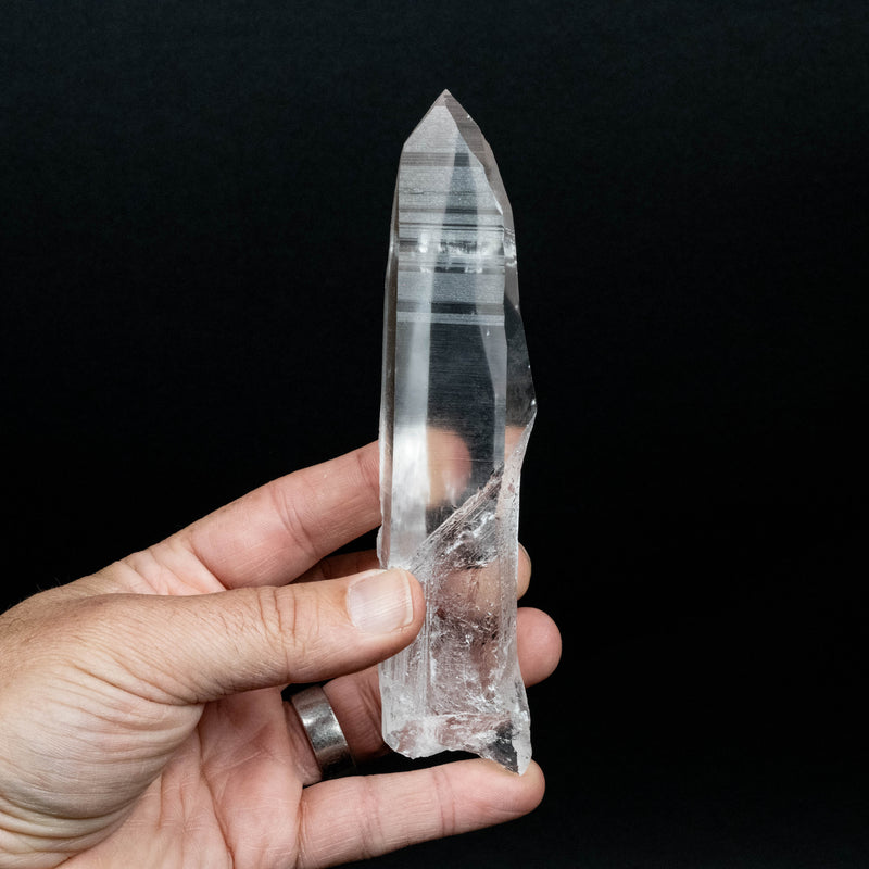 Lemurian Seed Quartz Crystal 228 g 159x36mm