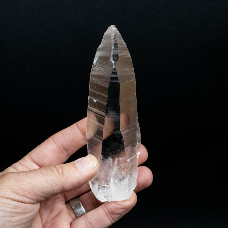 Lemurian Seed Quartz Crystal 208 g 135x42mm