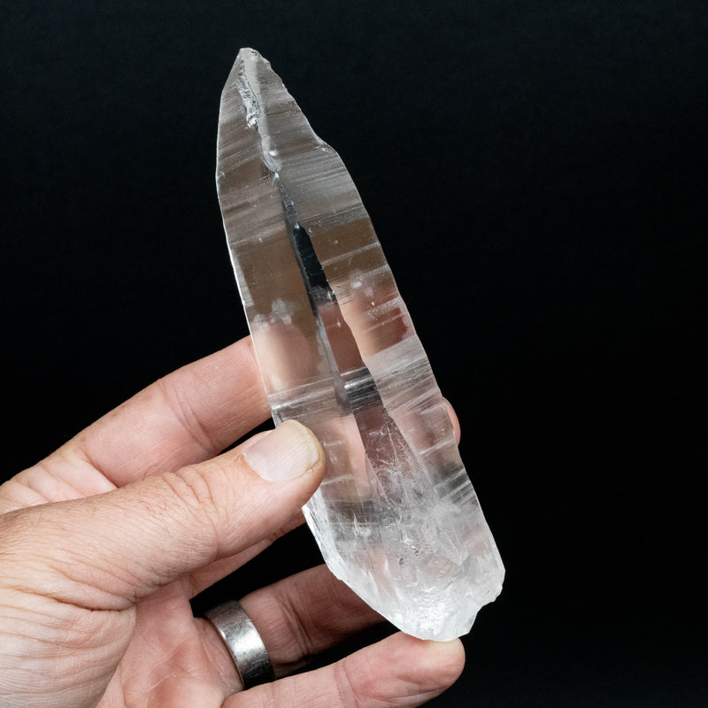 Lemurian Seed Quartz Crystal 208 g 135x42mm