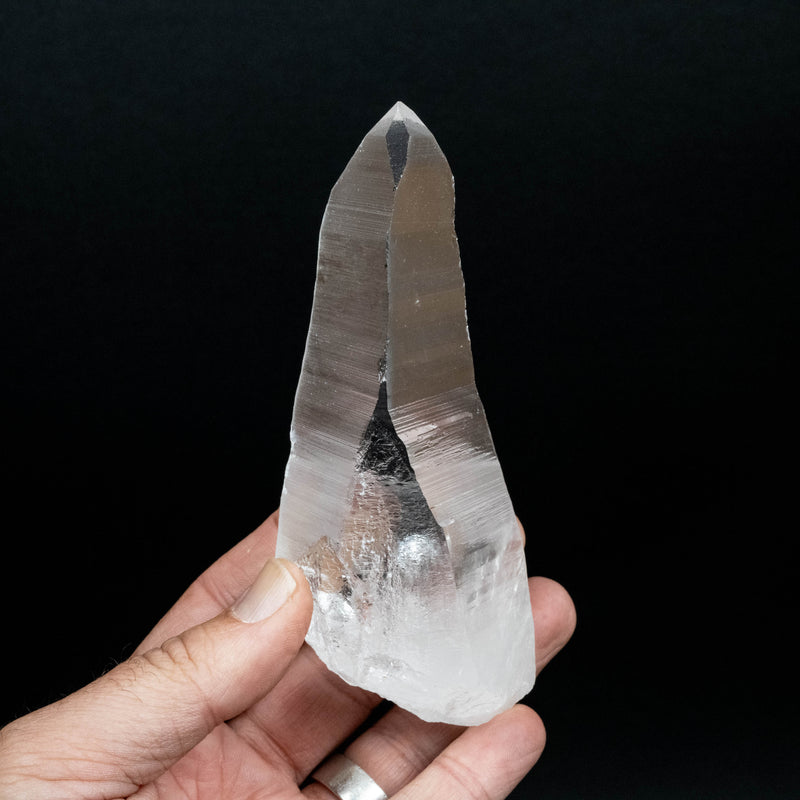 Lemurian Seed Quartz Crystal 274 g 139x55mm