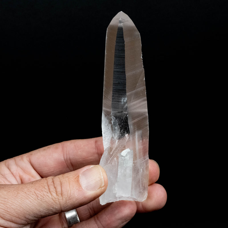 Lemurian Seed Quartz Crystal 100 g 122x32mm