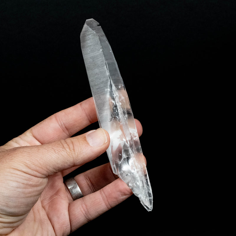 Lemurian Seed Quartz Crystal 122 g 147x36mm