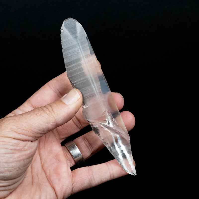 Lemurian Seed Quartz Crystal 122 g 147x36mm