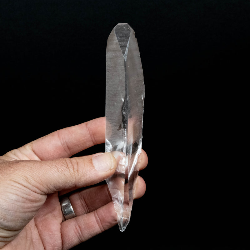 Lemurian Seed Quartz Crystal 122 g 147x36mm