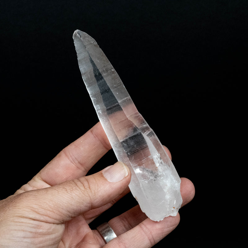 Lemurian Seed Quartz Crystal 122 g 131x31mm DT Self Healed