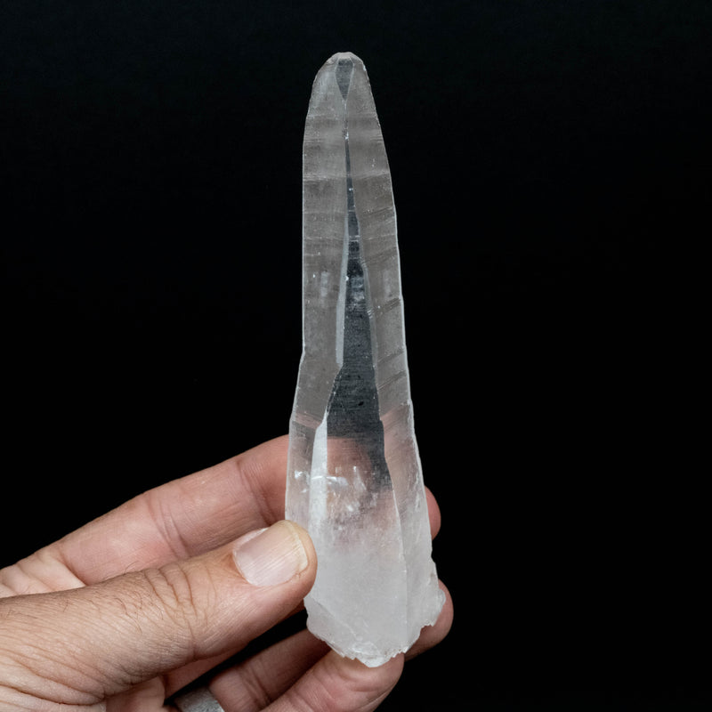 Lemurian Seed Quartz Crystal 122 g 131x31mm DT Self Healed