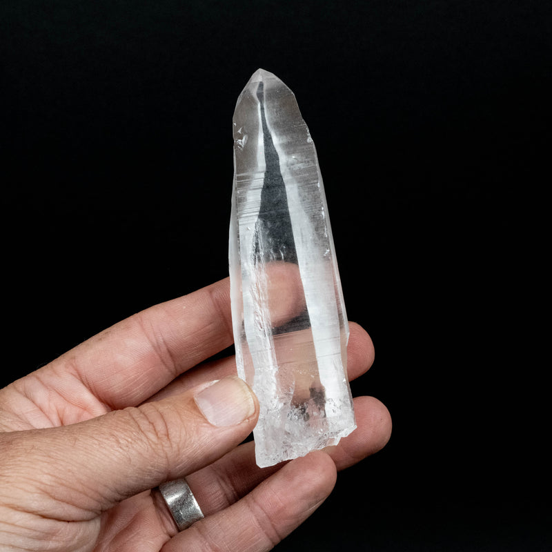 Lemurian Seed Quartz Crystal 112 g 109x31mm - InnerVision Crystals