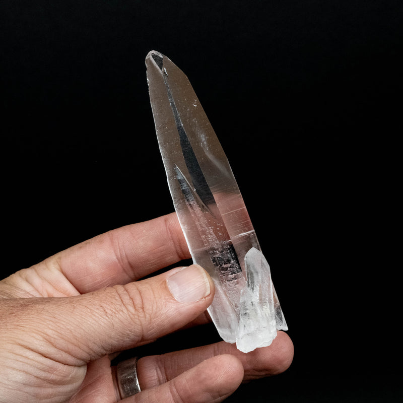 Lemurian Seed Quartz Crystal 88 g 114x31mm