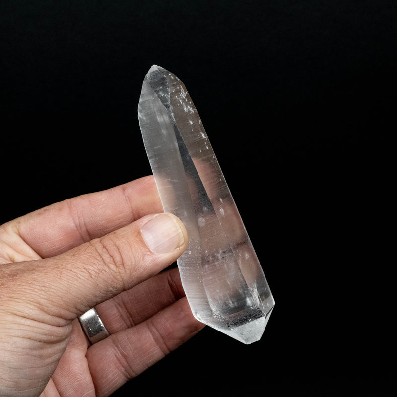 Lemurian Seed Quartz Crystal 108 g 113x30mm DT