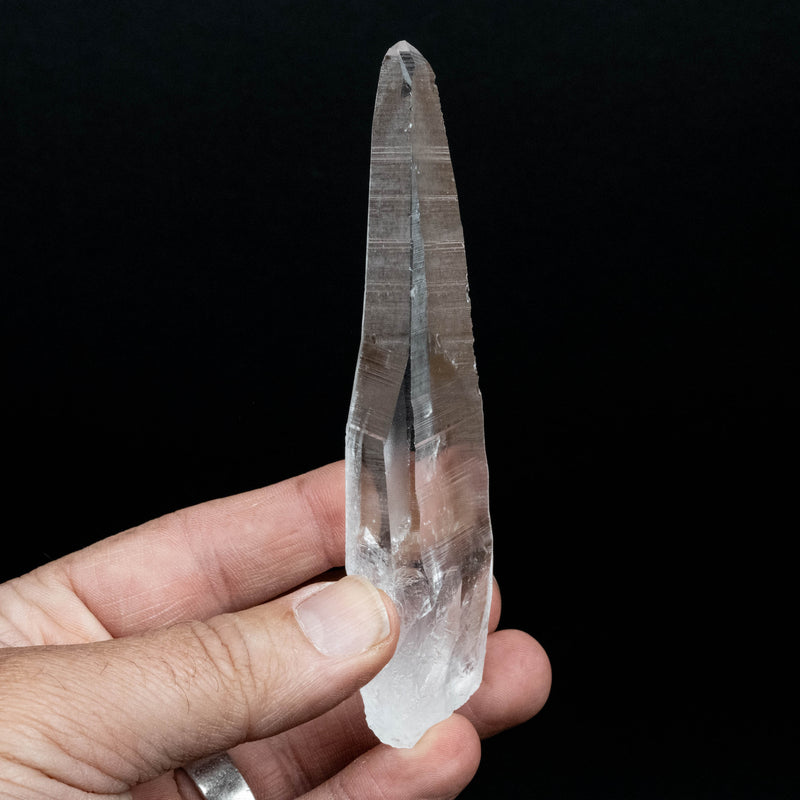 Lemurian Seed Quartz Crystal 78 g 120x30mm