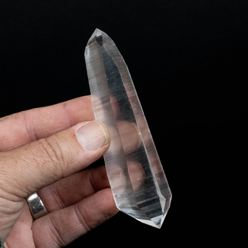 Lemurian Seed Quartz Crystal 81 g 109x29mm DT