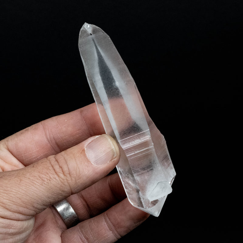 Lemurian Seed Quartz Crystal 84 g 107x32mm DT