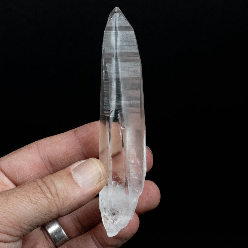 Lemurian Seed Quartz Crystal 80 g 116x26mm