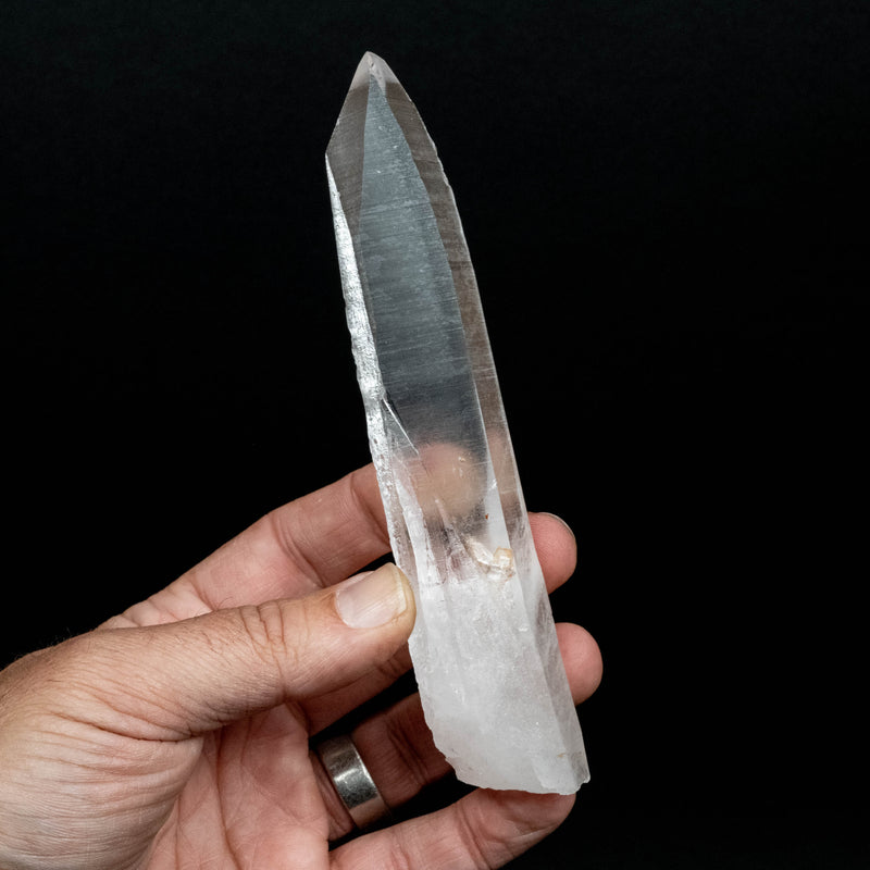 Lemurian Seed Quartz Crystal 181 g 156x30mm