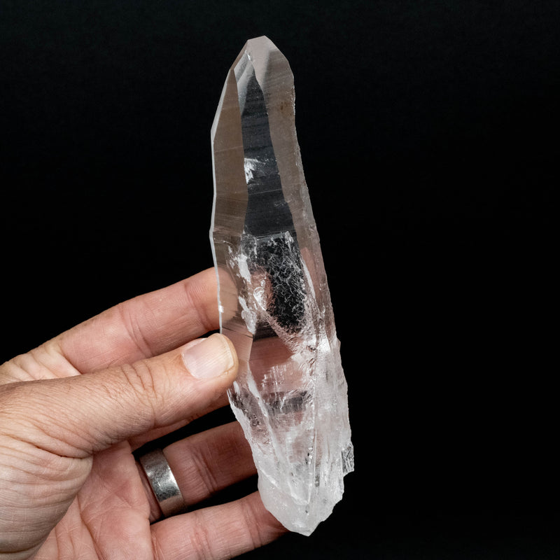 Lemurian Seed Quartz Crystal 205 g 154x37mm