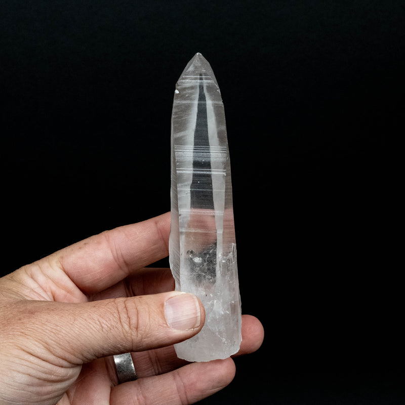 Lemurian Seed Quartz Crystal 131 g 134x31mm