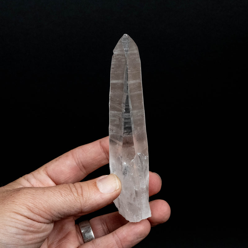 Lemurian Seed Quartz Crystal 131 g 134x31mm