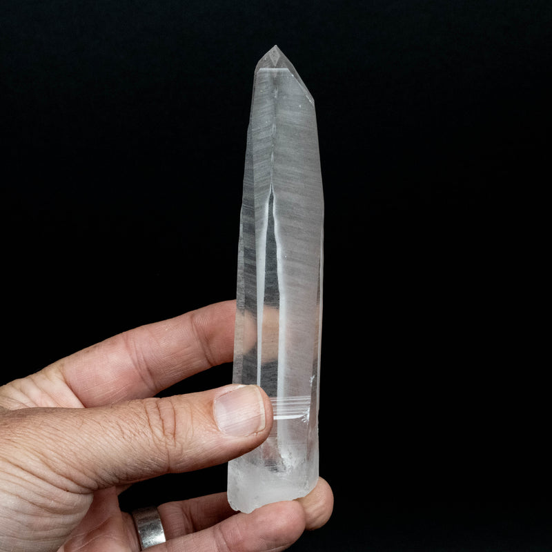 Lemurian Seed Quartz Crystal 127 g 139x31mm