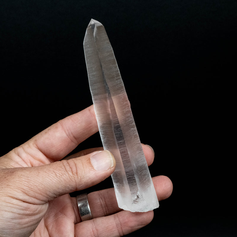 Lemurian Seed Quartz Crystal 127 g 139x31mm
