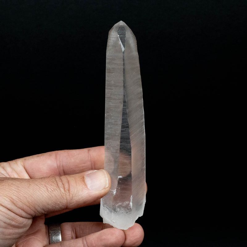 Lemurian Seed Quartz Crystal 127 g 139x31mm