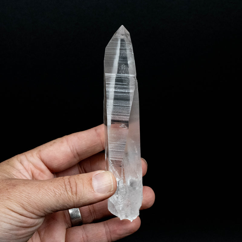 Lemurian Seed Quartz Crystal 165 g 145x35mm