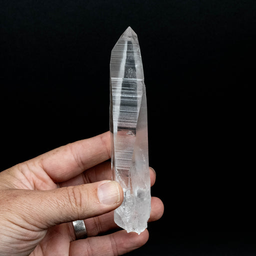 Lemurian Seed Quartz Crystal 165 g 145x35mm - InnerVision Crystals