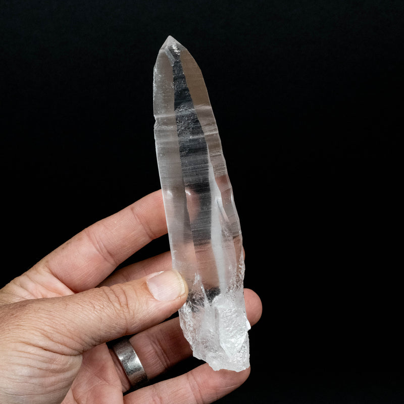 Lemurian Seed Quartz Crystal 165 g 145x35mm