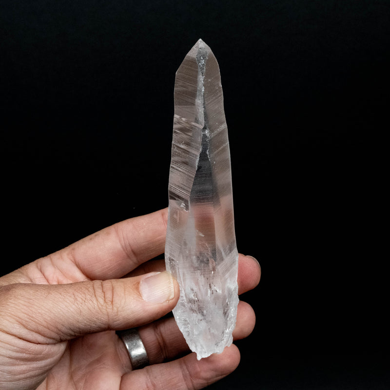 Lemurian Seed Quartz Crystal 165 g 145x35mm
