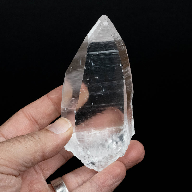 Lemurian Seed Quartz Crystal 218 g 108x52mm