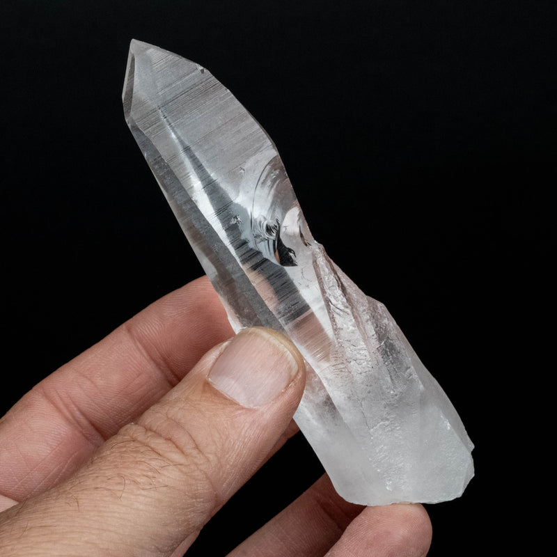 Lemurian Seed Quartz Crystal 85 g 108x24mm  *Ding