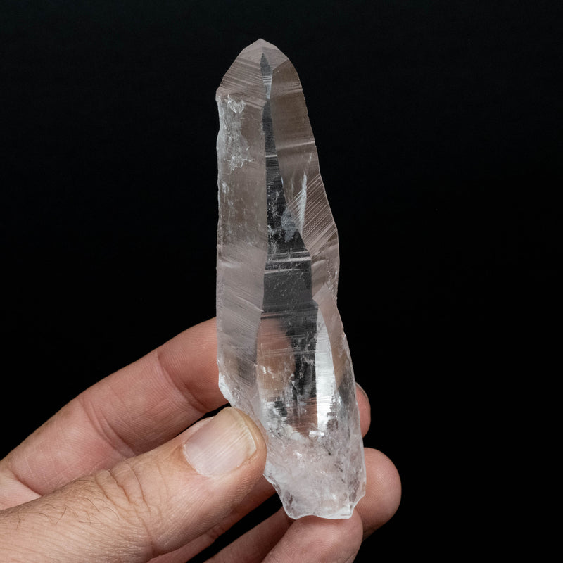 Lemurian Seed Quartz Crystal 90 g 107x30mm