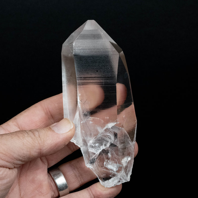 Lemurian Seed Quartz Crystal 304 g 125x50mm