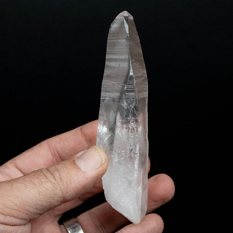 Lemurian Seed Quartz Crystal 126 g 121x35mm