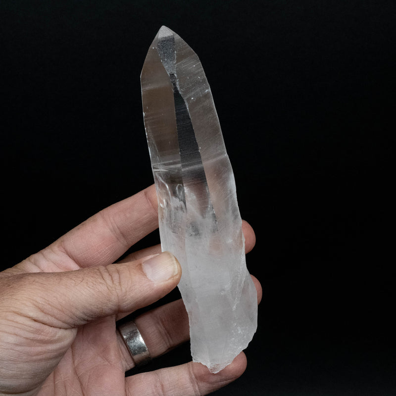 Lemurian Seed Quartz Crystal 242 g 151x37mm