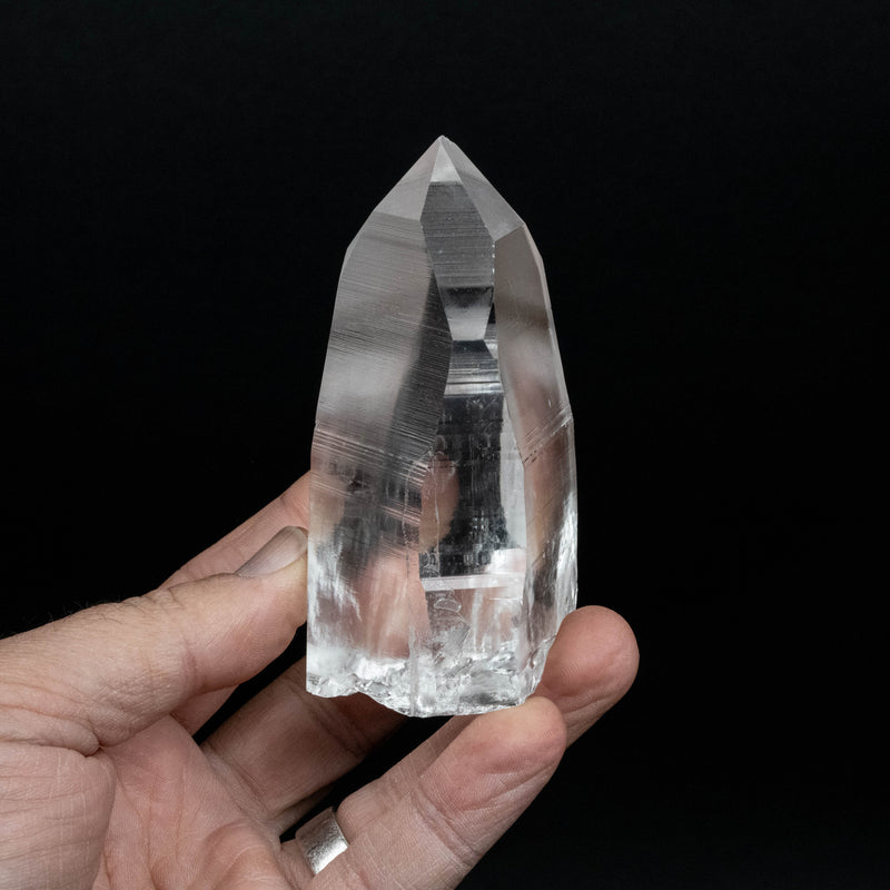 Lemurian Seed Quartz Crystal 288 g 97x57mm