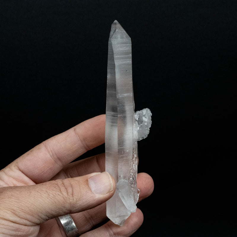 Lemurian Seed Quartz Crystal 104 g 133x37mm DT