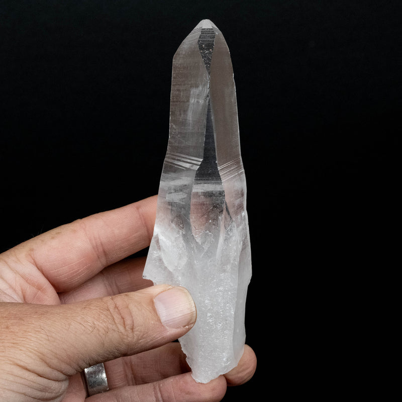 Lemurian Seed Quartz Crystal 176 g 133x36mm