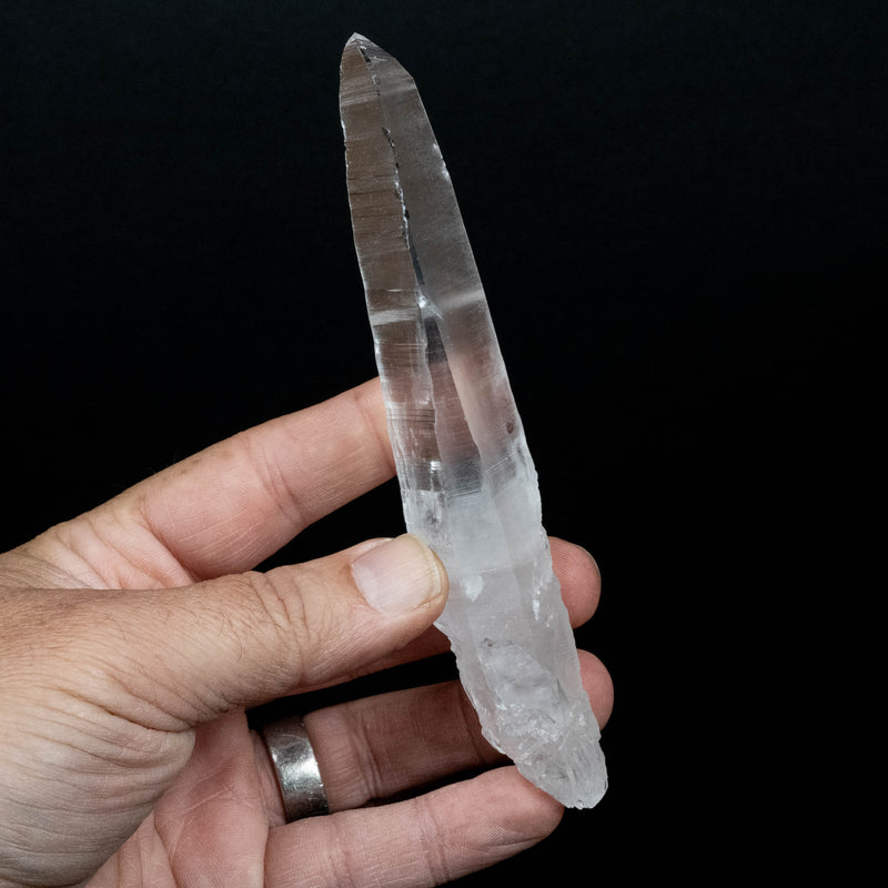 Lemurian Seed Quartz Crystal 104 g 146x27mm DT