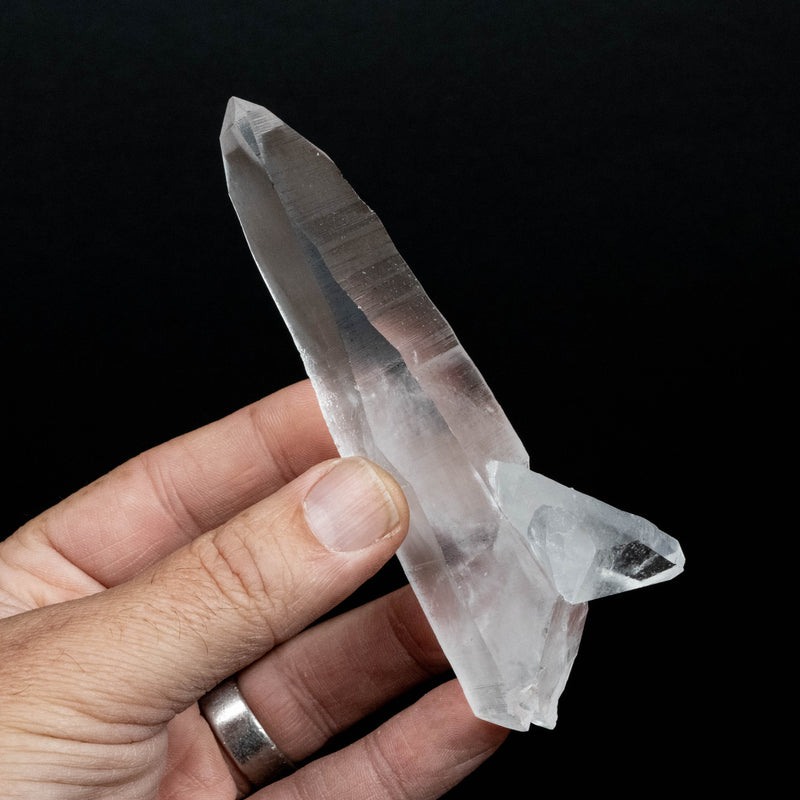 Lemurian Seed Quartz Crystal 128 g 122x46mm DT