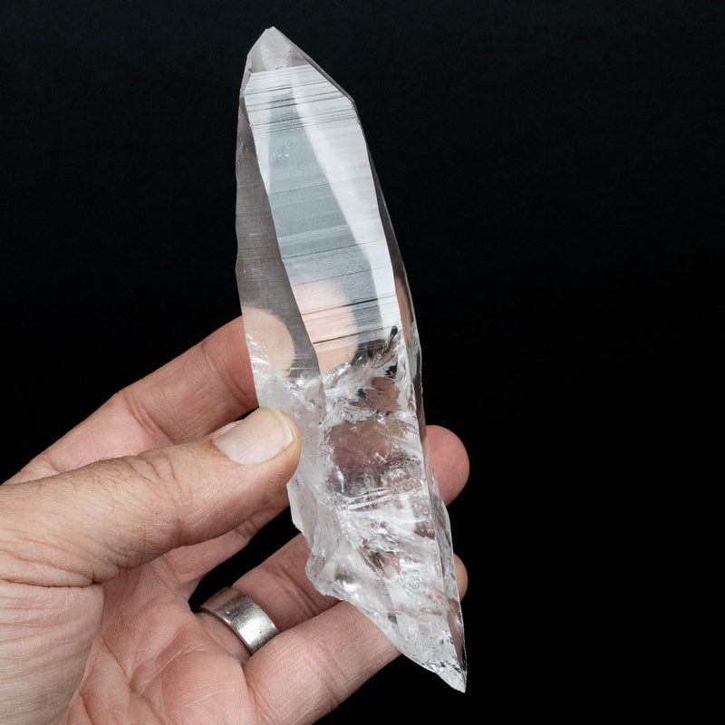 Lemurian Seed Quartz Crystal 222 g 140x39mm *DING