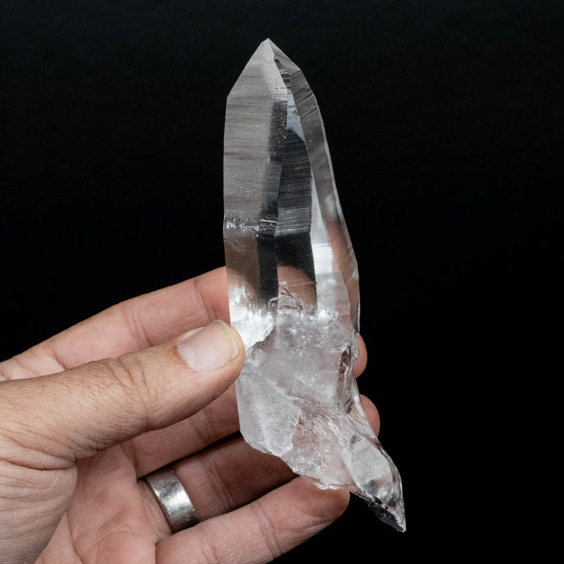Lemurian Seed Quartz Crystal 222 g 140x39mm *DING