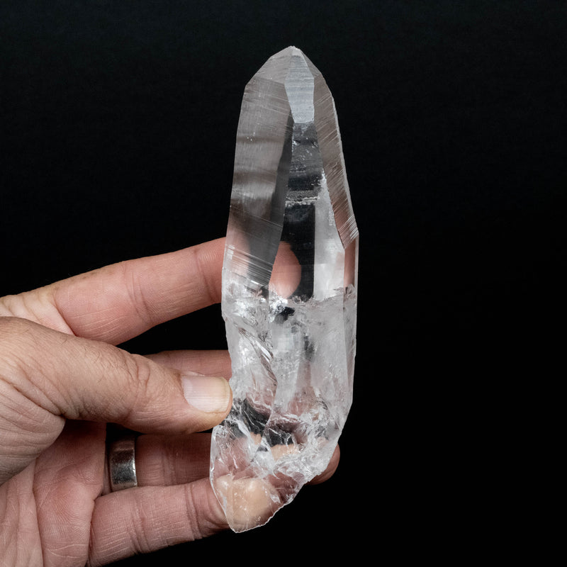 Lemurian Seed Quartz Crystal 222 g 140x39mm *DING