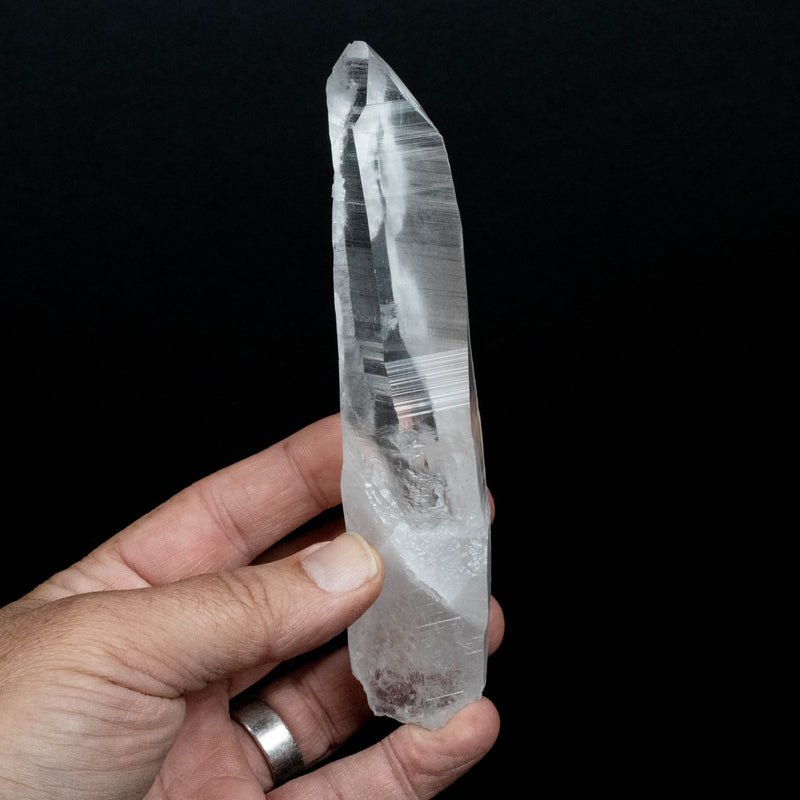 Lemurian Seed Quartz Crystal 192 g 152x32mm
