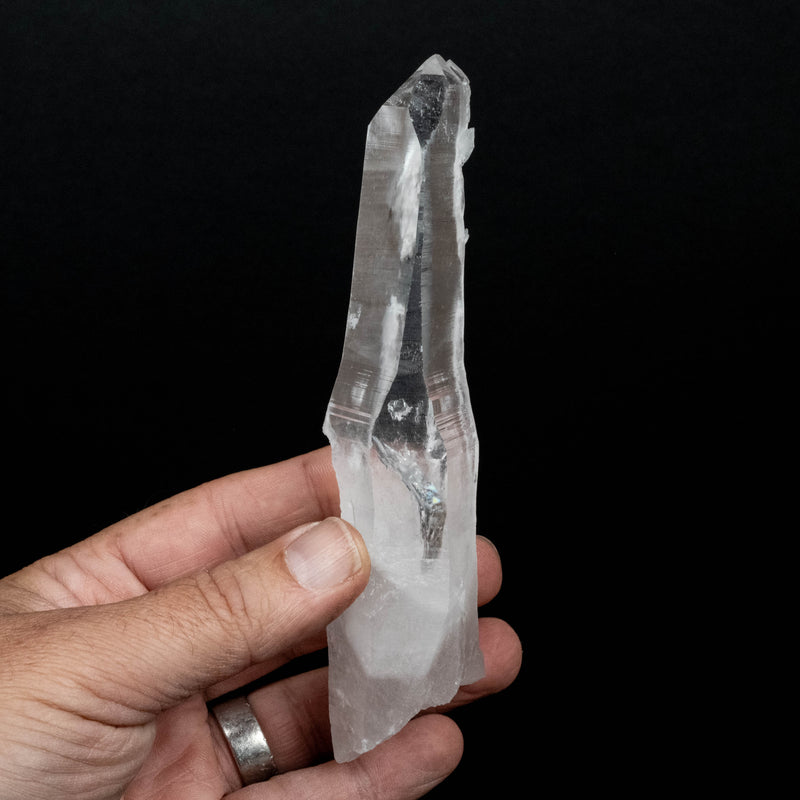Lemurian Seed Quartz Crystal 192 g 152x32mm