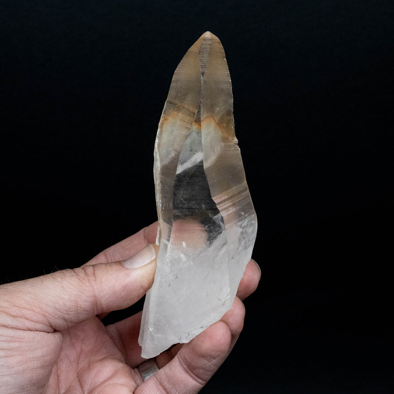 Lemurian Seed Quartz Crystal 224 g 134x42mm - InnerVision Crystals