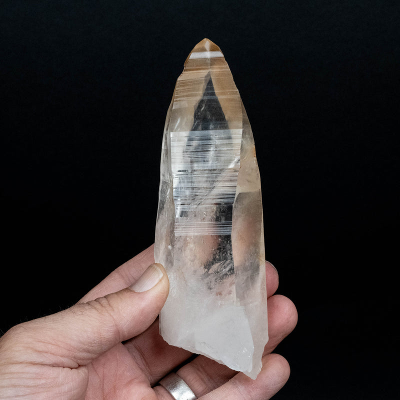 Lemurian Seed Quartz Crystal 304 g 140x48mm