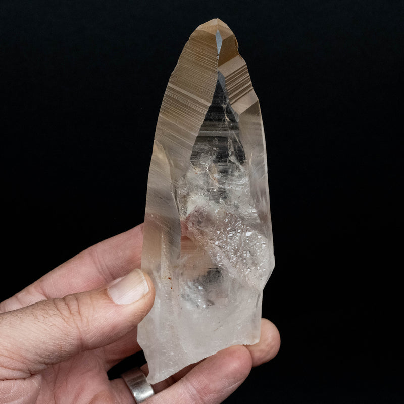 Lemurian Seed Quartz Crystal 304 g 140x48mm